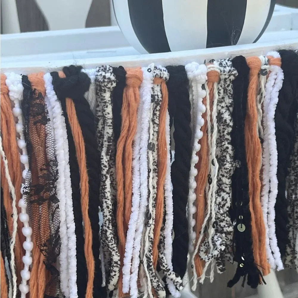 Holiday Halloween Tassel Garland